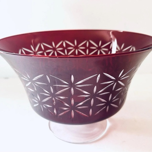 PartyLite Red Candle Holder